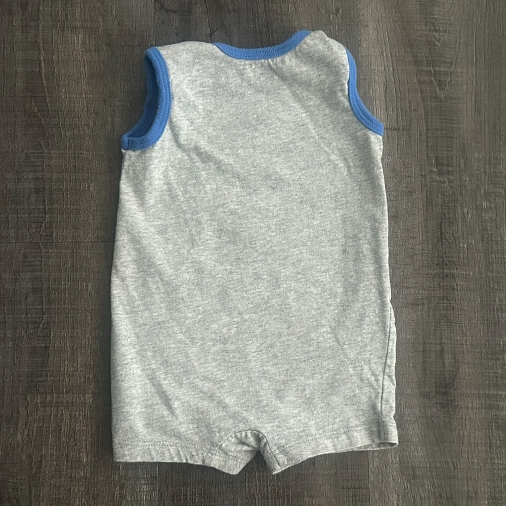 💞 New Baby Boys Sized 0 - 3 Months “Just Plain Cute” Zebra Baby Romper - Picture 2 of 3